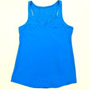 lululemon athletica Bright Blue Racerback Tank Top